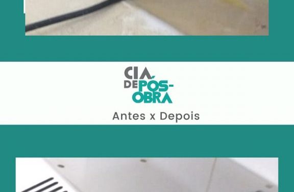 Limpeza Pós-Obra Residencial (antes e depois)